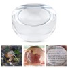 Dome Magnifier, 6X Magnifier Dome Optical Acrylic Magnifying Glass Paperweight
