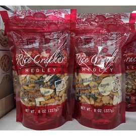 Trader Joe Gluten Free Rice Cracker Medley 8oz 227g (Two Bags)