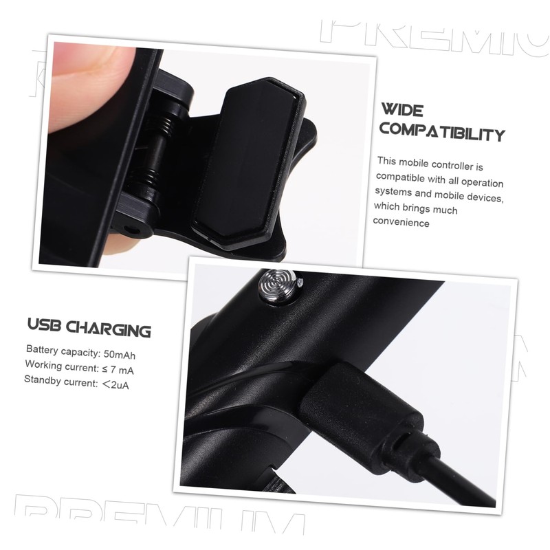 KICHOUSE Switch Mobile Gaming Trigger Controller Attachment Quick Shooter Adjustable