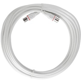 Axing EAK 501-80 Terminal Connection Cable 5 m F-Quickfix F-Connector 4-Way Shielded Modem Cable for Cable Modem DATA CATV Cable TV