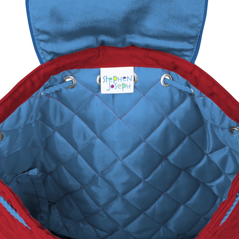 Stephen Joseph Children's Quilted Backpack - Red Farm, SJ100168B