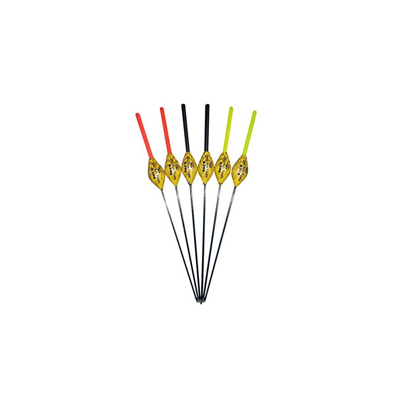 SRG Pole Floats SRG013 Pack of 6 x Pole Floats
