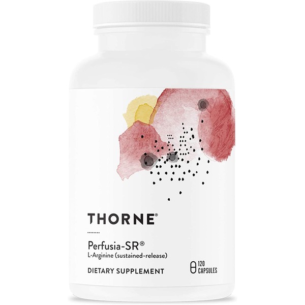 Thorne Research - Perfusia-SR - Sustained-Release L-Arginine to Support Heart Health, Nitric Oxide Production, and Optimal Blood Flow - 120 Capsules