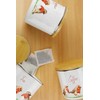 Purely Home English Robins Coffee Canister - White Metal Enamel