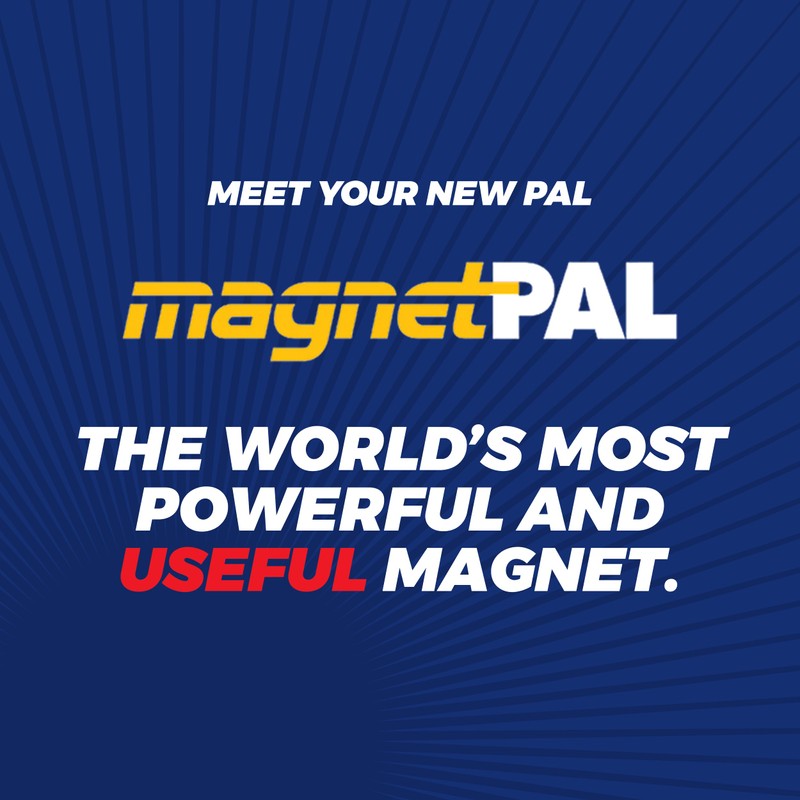 MagnetPal Magnetic Wall Stud Finder - Small Easy Behind Wall
