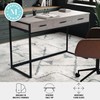 Martha Stewart Ollie Home Office Desk with 3 Drawers in