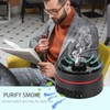 YOWOMTA Smokeless Ashtray Indoor,Multifunctional Air Purifier Ashtray with Filter,Smoke Eaters