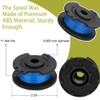 4PCS String Trimmer Line,Replacement Spool,Compatible with Ryobi One+ AC14RL3A, Olt1832