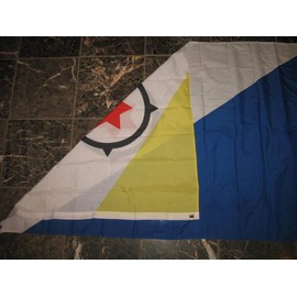 3x5 Bonaire / Netherlands Antilles Rough Tex Knitted flag 3'x5' Banner with Grommets