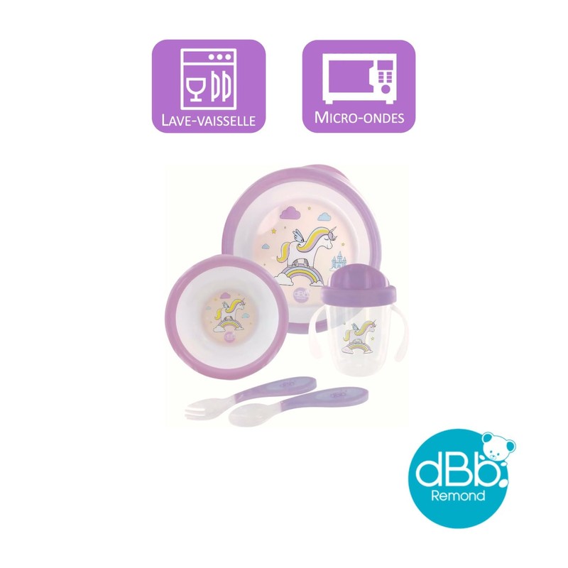 dBb Remond Purple Unicorn Lunch Box