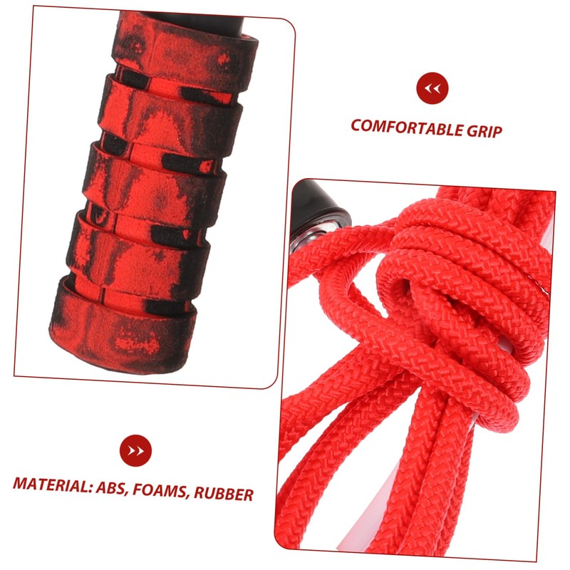 SUPVOX Weighted Skipping Rope with Skid Handle Durable Exercise Jump