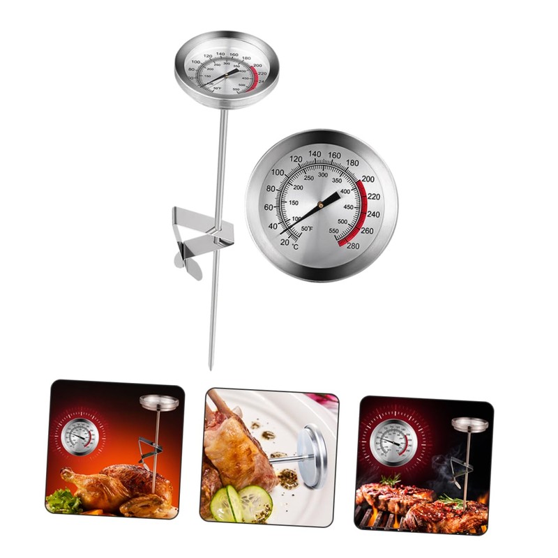 Levemolo Stainless Steel Cooking Thermometer Probe for BBQ and Fried