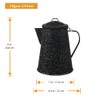 Granite Ware 3 Qt Enamelware Coffee Boiler (Speckled Black) 12