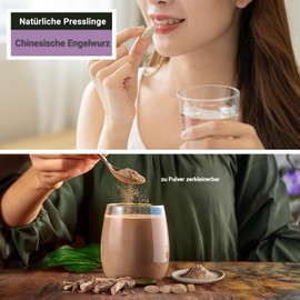 Chinese Angelica (Dong Quai) 500mg | 100 Vegan Tablets | Pure Angelica Sinensis Root | Premium Austrian Quality