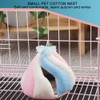 Lovely Small Pet Cotton Nest Colorful Comfortable Hamster Hammock Hanging