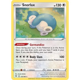 Snorlax - 131/185 - Holo Rare - Reverse Holo - Sword & Shield: Vivid Voltage