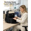 MATEIN CLASSIC Womens Lunch Box Backpack for Work, Insulated Lunch
