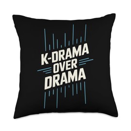 K-Drama Addict Korean Drama Oppa South Korea Throw Pillow