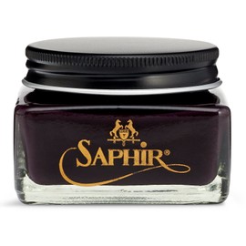 Saphir Medaille d'Or Pommadier - Pulidor para zapatos de piel natural, Burgundy, 75ml