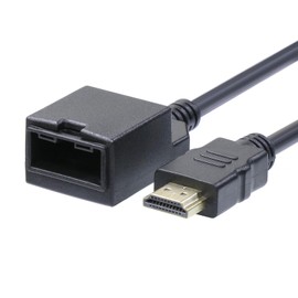 Timloon 4K HDMI 1.4 Type E Female to Type A Male Car Navigation Video Audio Cable for Automotive Connectivity System Grade Connector (Approx 1.5 Meters)