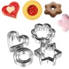 Cookie Cutters Set of 12 Stainless Steel Cookie Cutters Round