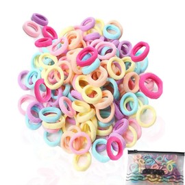 LUYING Hair Rubber Hair Rubber Hair for Children Hair Baby Hair Accessories Small Kids Hair Accessories Baby Bite Hair Ornaments Gift Girls Cute Stylish Simple Hair Ornaments Colorful Set of 100
