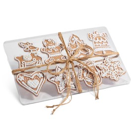 Raz Imports 2024 Gingerbread Lane 4.75"" Box Of 8 Gingerbread Ornaments, 4416141