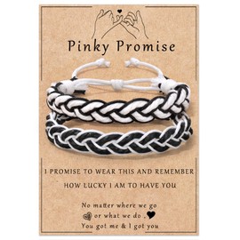 Raicegs Matching Bracelets for Best Friend Couple Gifts for Boyfriend Girlfriend Birthday Wedding Gifts for Her Him Women Men Friendship Matching Couples Stuff Relationship Gifts