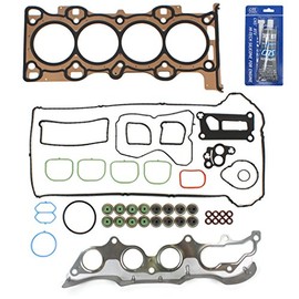 CNS MLS Head Gasket Set & RTV Hi-Temp Gasket Sealant Compatible/Replacement for 06-09 Mazda3 Mazda5 Mazda6 2.3L 2261cc L4 DOHC L3X