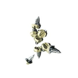 New Versatile Pack of (100) 6 x 3/8 Slotted Hex Head Sheet Metal Screws (Desert Sand) Multi-Purpose Comprehensive Hardware Fastener Assortment Kit TRINNM01028