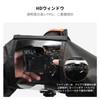 K&F Concept Camera Raincoat, Rain Cover, Transparent Window, Half Open/Close,