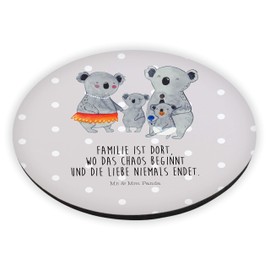 Mr. & Mrs. Panda Round Magnet Koala Family Gift Mum, Motif Magnets, Fridge Magnet, Mother's Day, Family Life, Dad, Children, Whiteboard