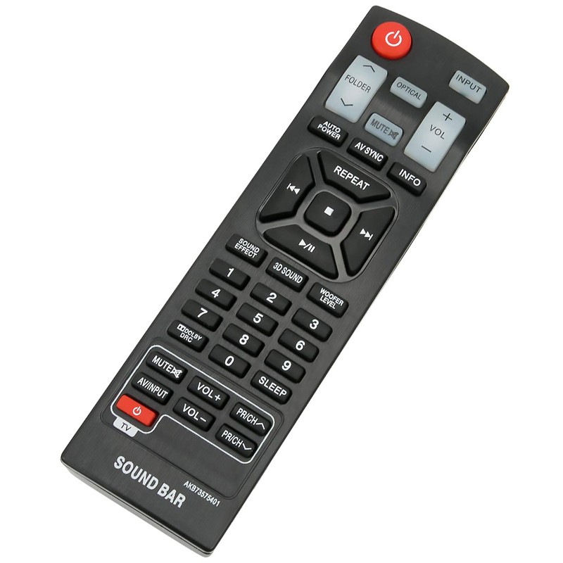 AKB73575401 Replacement Remote Control fit for LG Sound Bar NB2420A