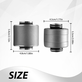 Vkinman 5090070AC Rear Suspension Knuckle Bushing Kit, Replacement for Jeep Cherokee 2.4L 3.2L 2014 2015 2016 2017 2018, Replaces 5090071AD 540-168