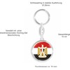 daged Egypt Key Ring Key Ring 3D Effect + Sticker