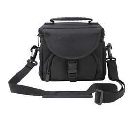 Black Camera Bag Oxford Cloth 18x11x16cm Camera Case Shoulde Handheld Storage Organizer Bag