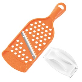Shimomura Industries Full Veggie Smile FVS-609 Slicer & Grater, Dishwasher Safe, Made in Japan, Color: Orange, 10.7 x 3.7 x 1.5 inches (272 x 93 x 37 mm)