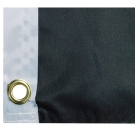 Trade Winds We Back The Blue Thin Blue Line USA Country Map Black Premium Quality Heavy Duty Fade Resistant 3x5 3'x5' 100D Woven Poly Nylon Flag Banner Grommets