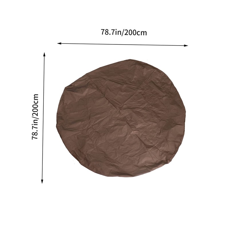 Abaodam 1Pc Round Hot Tub Cover Durable Outdoor Spa Protector