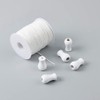Blinds Cord String Window Wood Tassels/knobs,1.8mm White Braided Lift Shade