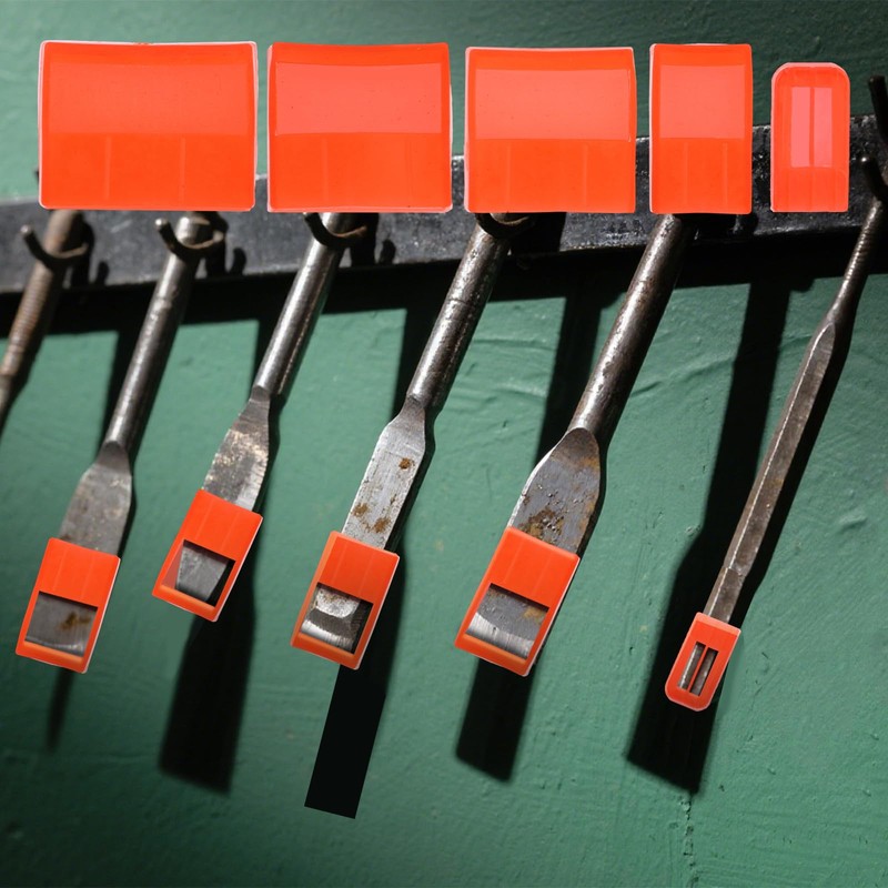 20pcs Chisel Edge Guards, Plastic Protective Covers for Chisel Blades