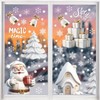 DERAYEE Christmas Window Decoration, Large Window Decoration, Snowflakes Window Decoration,