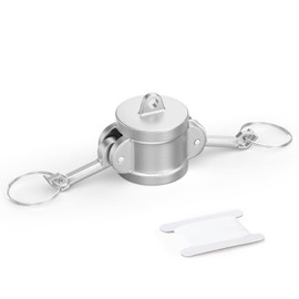 ERGAOBOY 1 Piece Type DC Camlock Fittings, 3/4 Inch BSP 304 Stainless Steel Cam and Groove Hose Fitting for Water Fuel Air