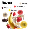 Banana Split Gumballs – 1 Inch Large Bubble Gum Balls