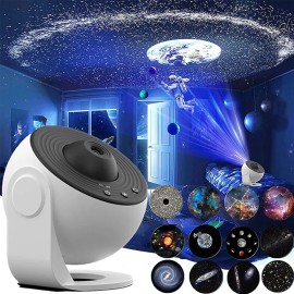 zd-outdoorshop LED Galaxy Projector Starry Night Light Sky Star Party Lamp Planetarium Room