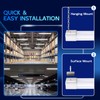 hykolity 4 Pack 4FT LED Shop Light Linkable, 4400lm, 42w(250w