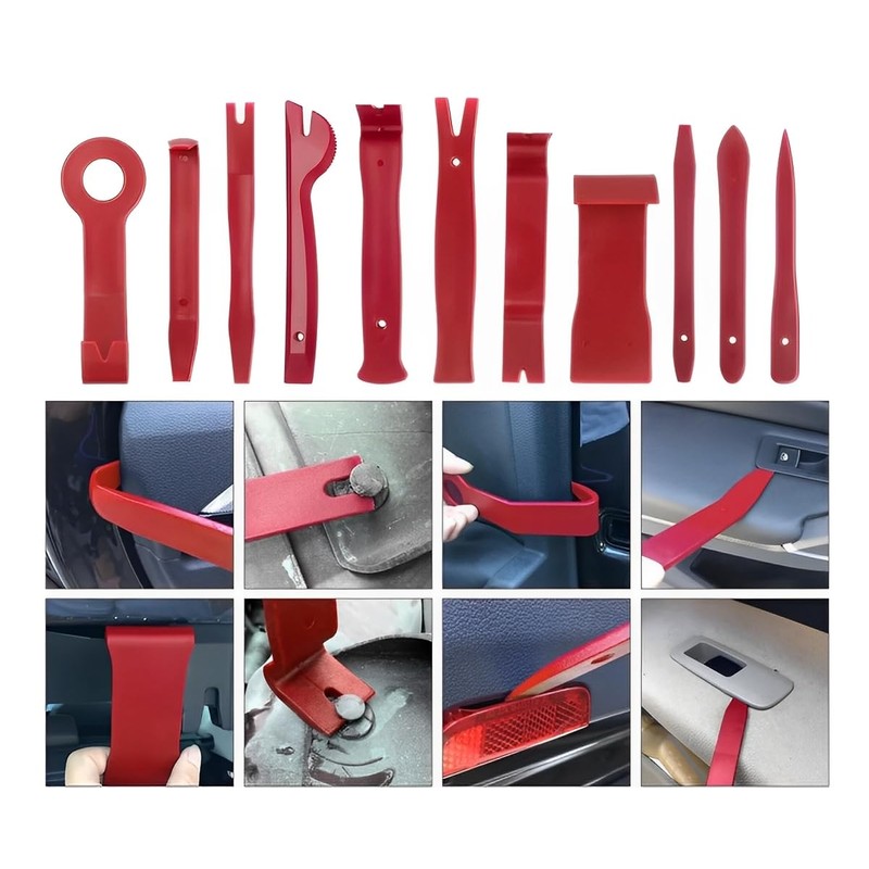 Kit Herramientas Desmontaje Molduras Auto Faros Estereo 19pz