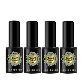 Gracia 그라시아 지젤리 베이스젤 14ml 4개 세트+네일파일5개 서비스 Grazia Gellie Base Gel 14ml 4-piece set + Nail File 5-piece service