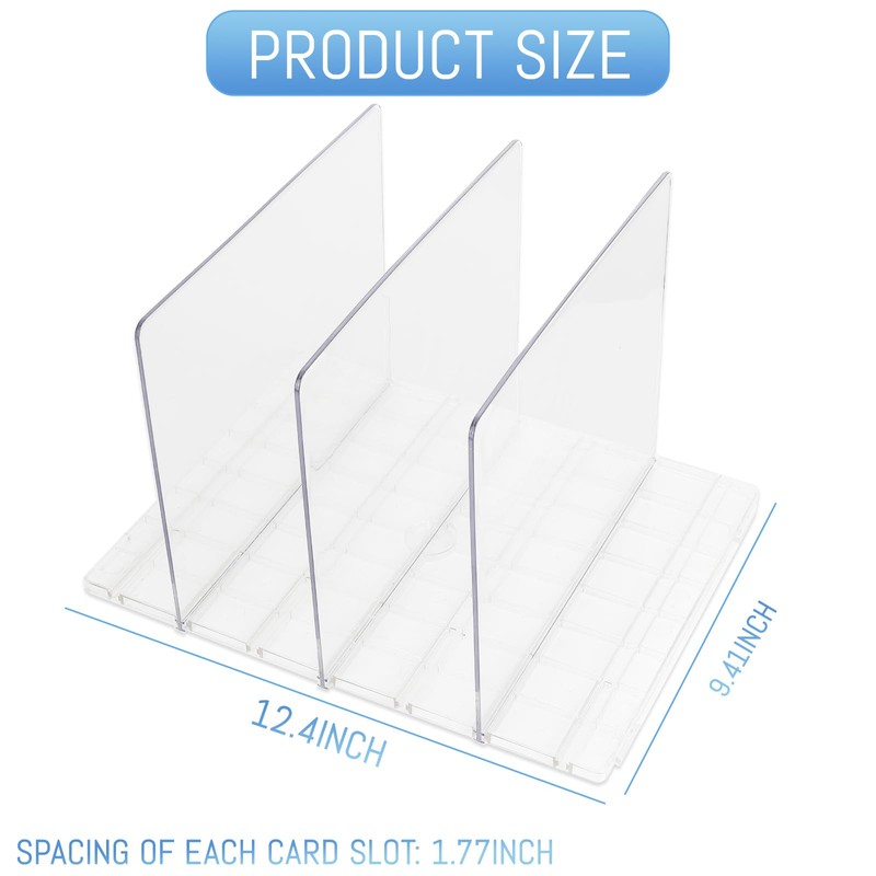 NUOLUTH Gift Bag Storage Organizer:Acrylic Reusable Bag Organizer, Adjustable Shelf