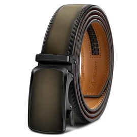 BULLIANT Men's Belt,Brand Ratchet Belt Of Genuine Leather For Gift Men Dress,Size Customized(Elmwood,32"-38" Waist Adjustable)